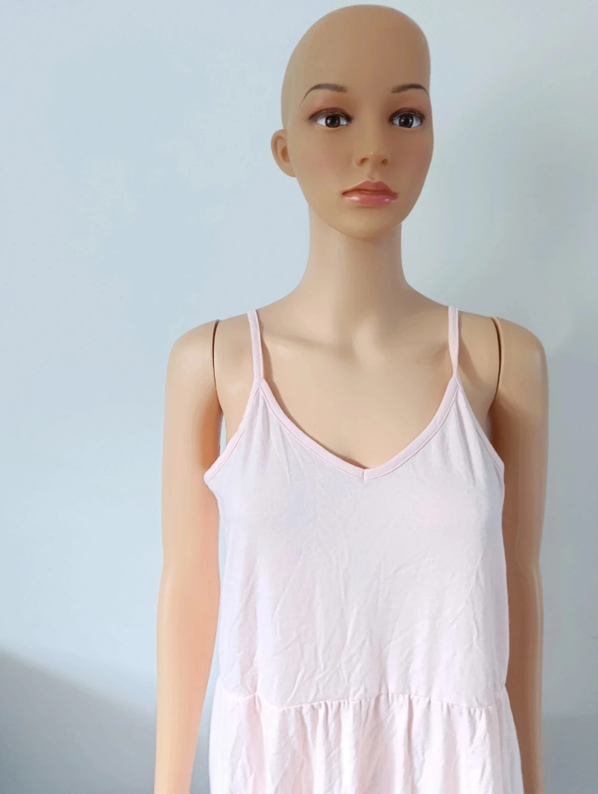 Powder pink Loggin women's dress – Thin straps – Size xl – Bohemian style – photo 4